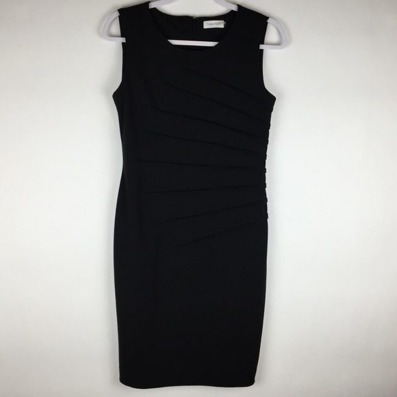 Calvin Klein Dresses & Skirts - Calvin Klein | Black Starburst Sheath Dress 4